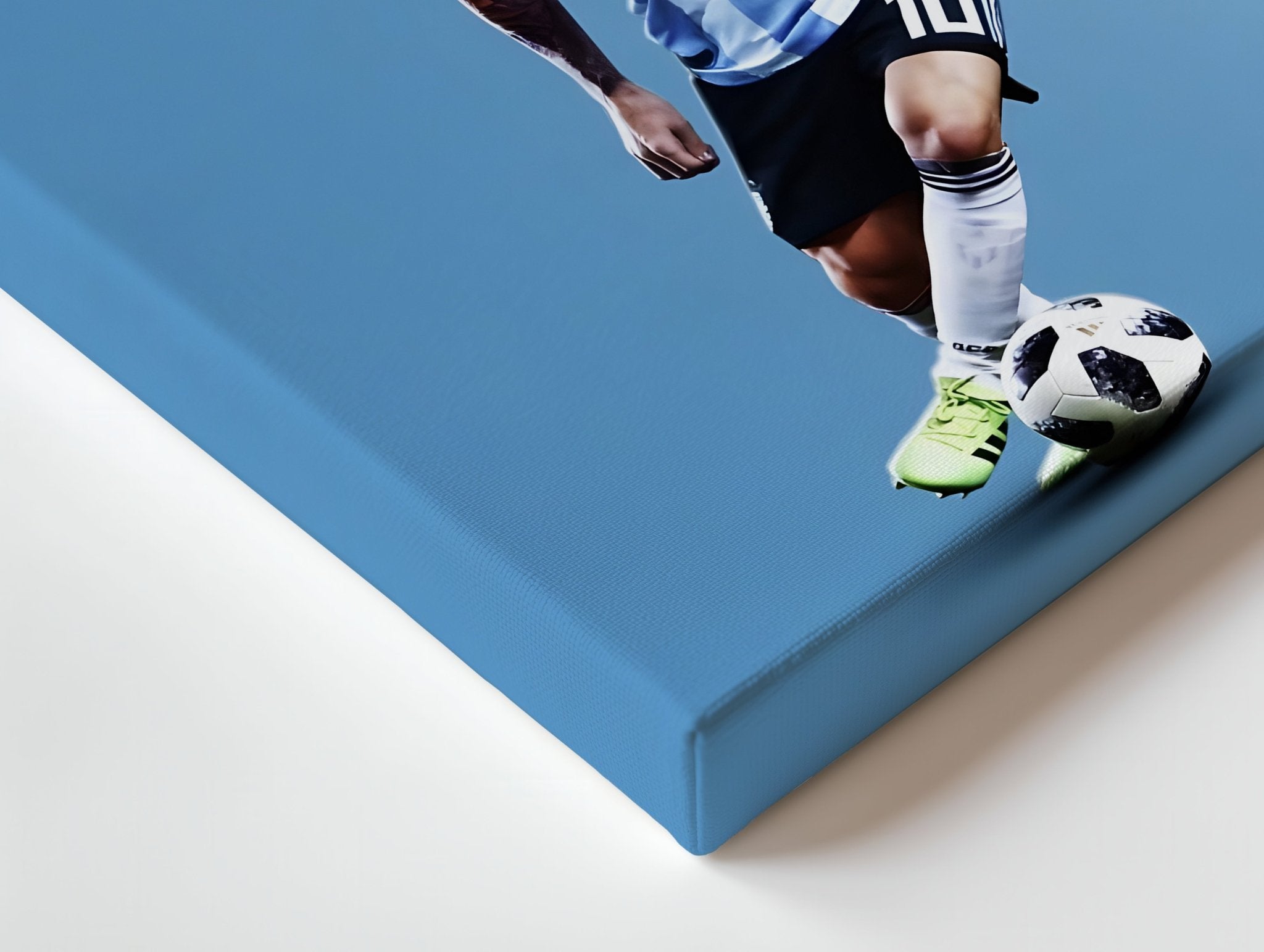 Lionel Messi Argentina 10 – World Champion Edition Wall Frame | 4K Ultra Wrap Frame Wall Art in Pakistan | IBRELIA™ - IBRELIA