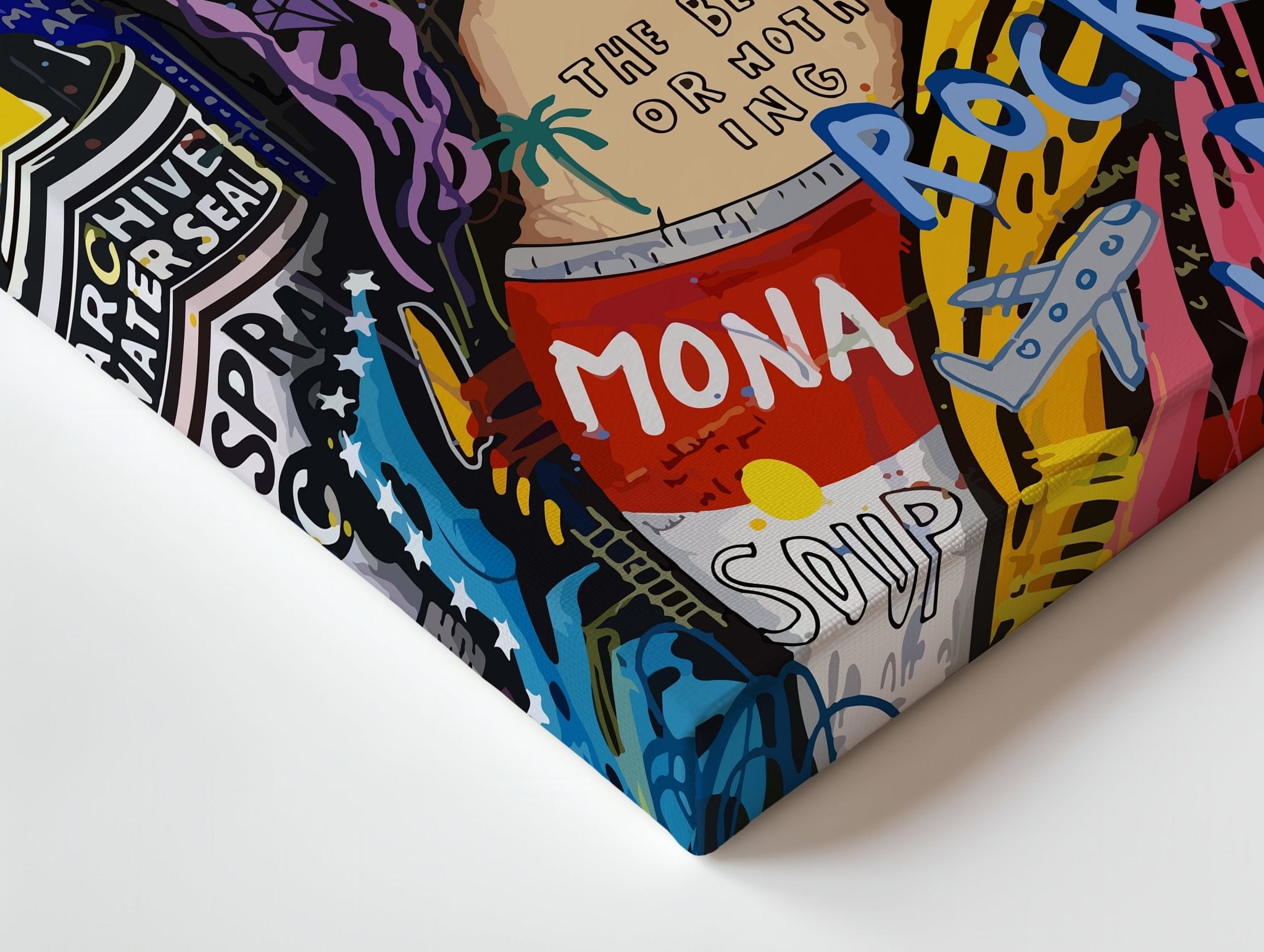 Mona Lisa Queen Pop Art – 4K Ultra Wrap Frame Wall Art in Pakistan | IBRELIA™ - IBRELIA