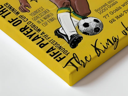 Pelé Wall Art – The King of Soccer Edition | IBRELIA™ - IBRELIA