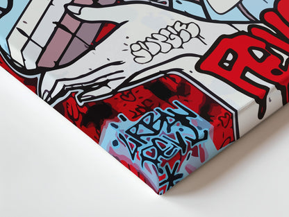 Snow White Graffiti Pop Art – 4K Ultra Wrap Frame Wall Art in Pakistan | IBRELIA™ - IBRELIA