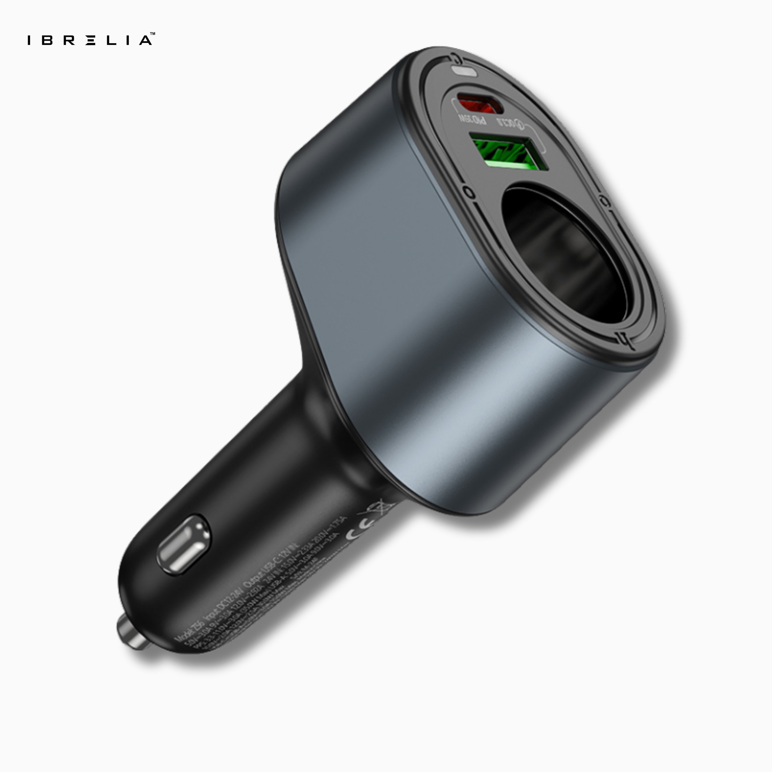 HOCO Z56 Friend 240W PD35W + QC3.0 Cigarette Lighter Car Charger | IBRELIA™
