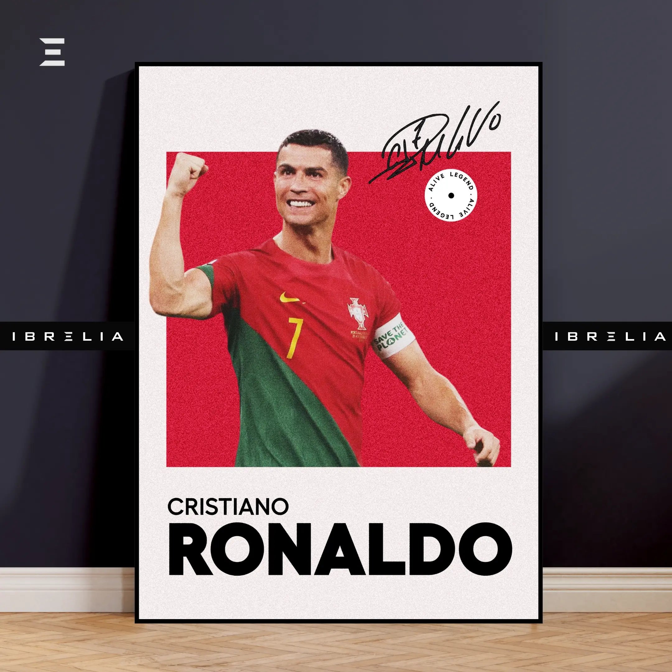 Cristiano Ronaldo Resin Wall Art – “Portugal Pride” Edition | IBRELIA IBRELIA