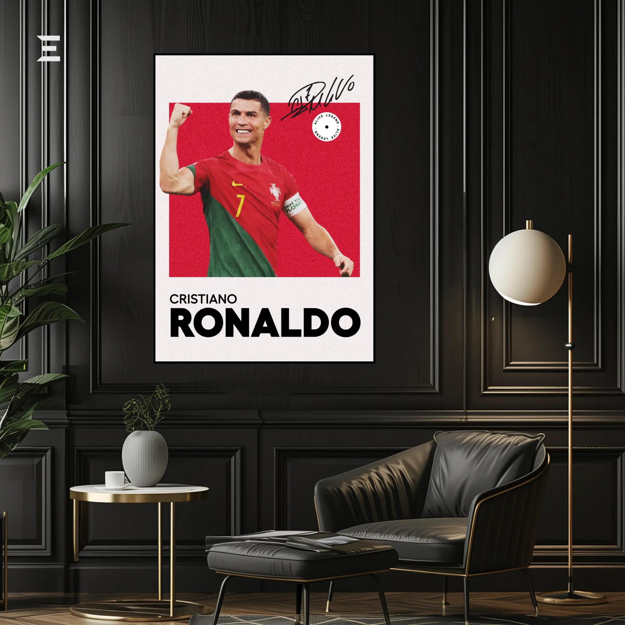 Cristiano Ronaldo Resin Wall Art – “Portugal Pride” Edition | IBRELIA IBRELIA