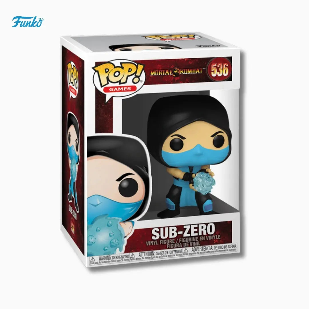 Funko Pop! Games: Mortal Kombat – Sub-Zero #536 Vinyl Figure (4-Inch) IBRELIA