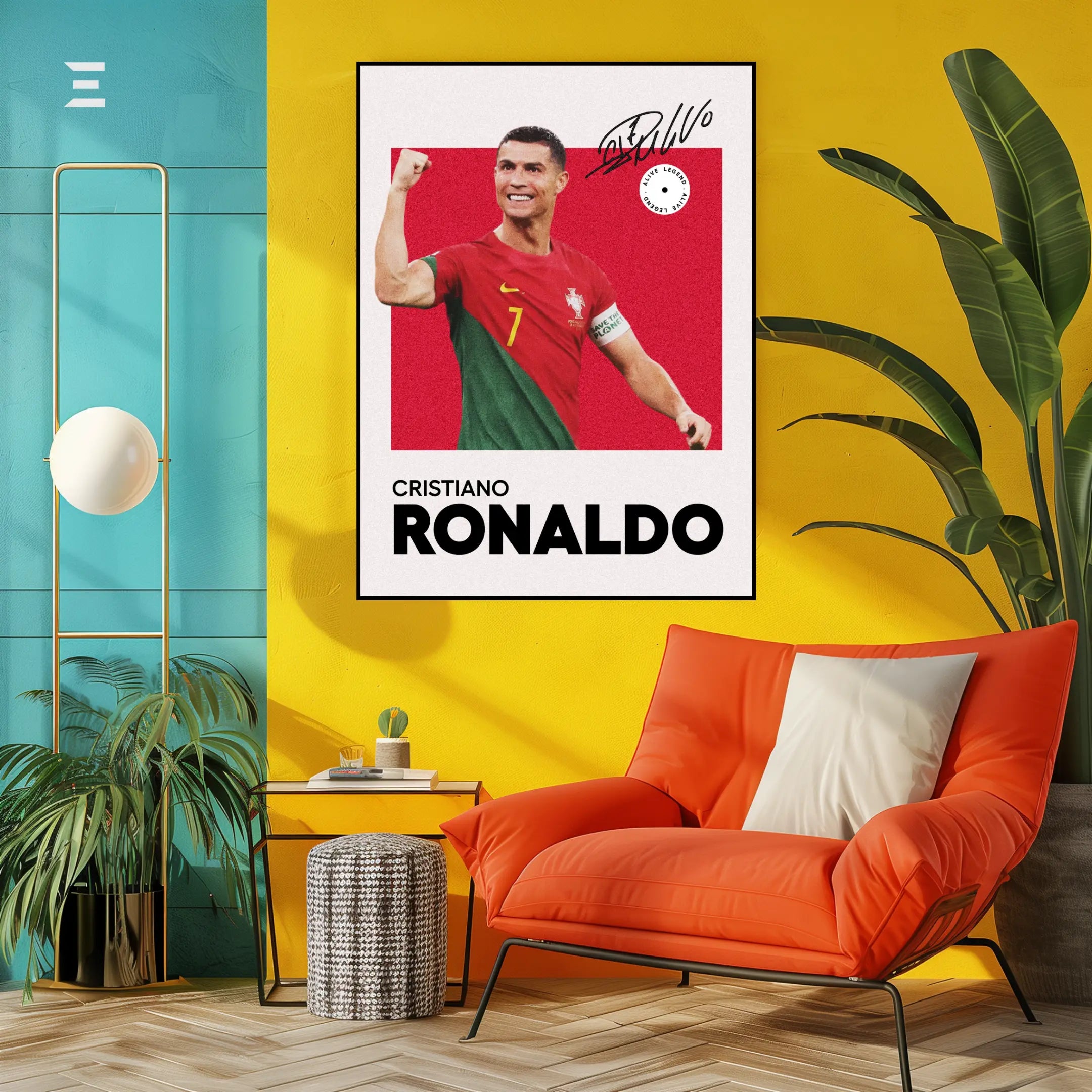 Cristiano Ronaldo Resin Wall Art – “Portugal Pride” Edition | IBRELIA IBRELIA