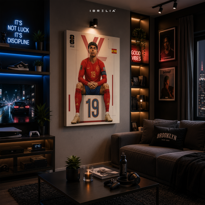 Lamine Yamal FIFA World Cup 2026 Wall Art – Spain Football Wonderkid Poster | IBRELIA™