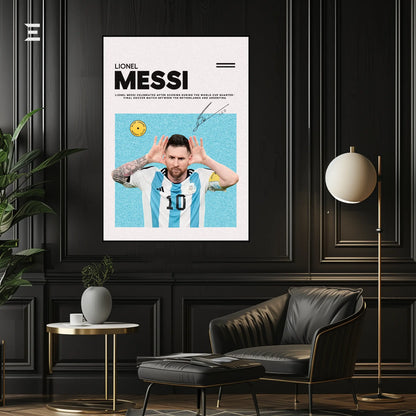 Lionel Messi Resin Wall Art – “Quarter-Final Celebration” Edition | IBRELIA IBRELIA
