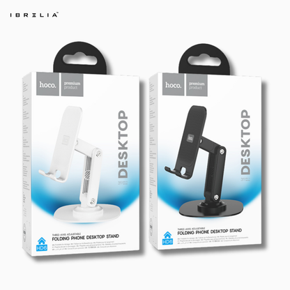HOCO HD6 Three-Axis Adjustable Folding Phone Desktop Stand (Black/White) – HOCO | IBRELIA™