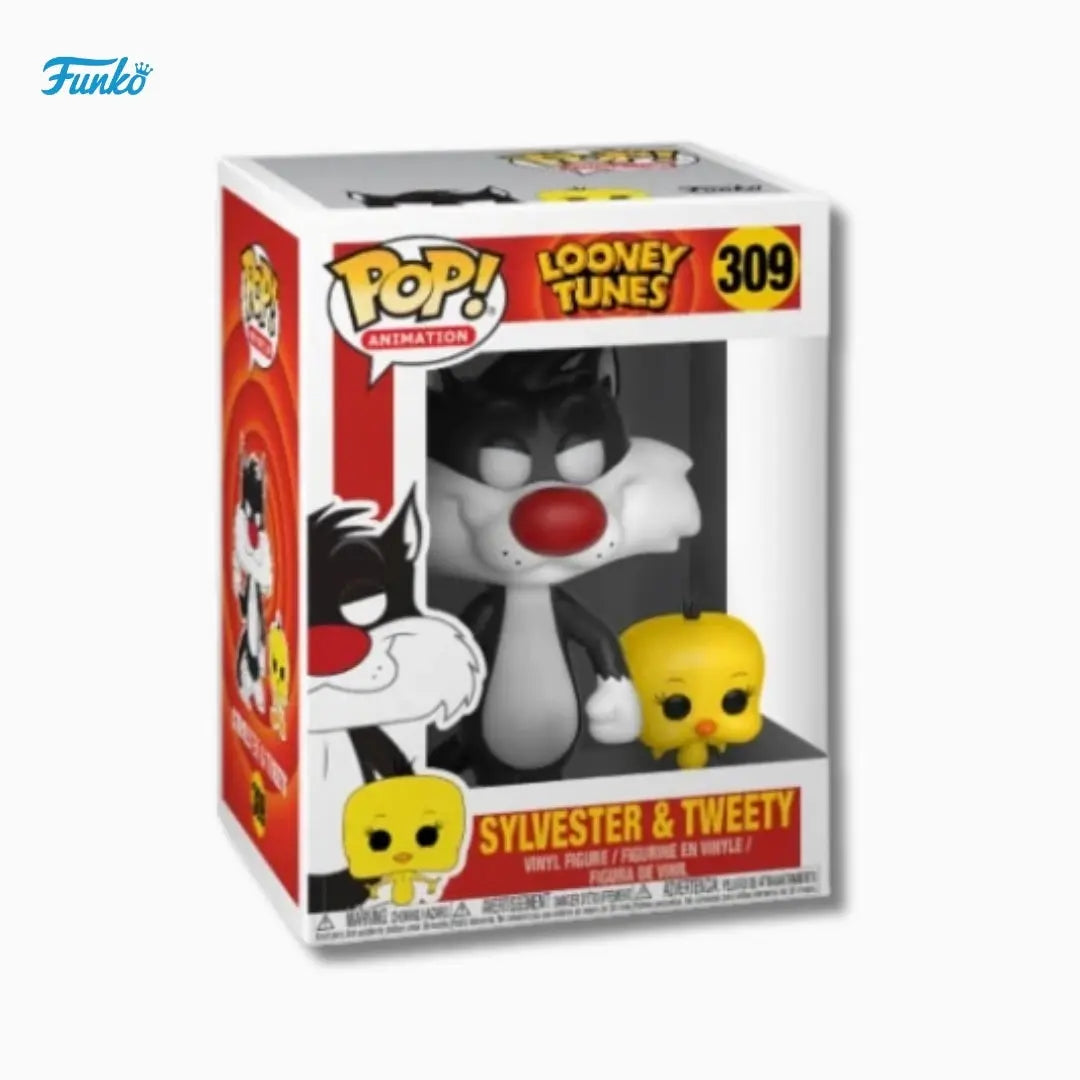 Funko Pop! Animation: Looney Tunes – Sylvester & Tweety #309 Vinyl Figure (4-Inch) IBRELIA