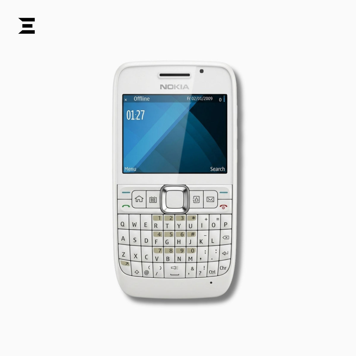 Nokia E63 White | Brand New with Box & Charger | Full QWERTY Keyboard | Classic E-Series Symbian Smartphone