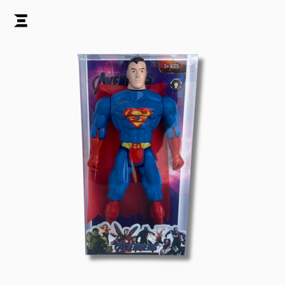 Superman Action Figure Toy 9.5 Inch Superhero Collectible | Avengers Style Series | IBRELIA™ IBRELIA