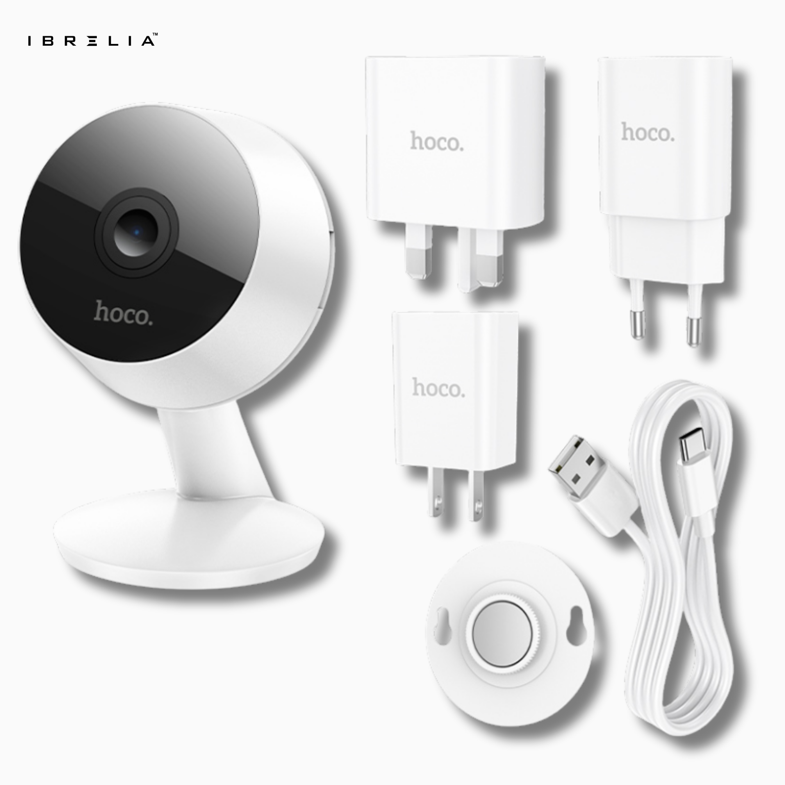 HOCO D3 Indoor Smart HD Camera – 3MP Full HD | IBRELIA™