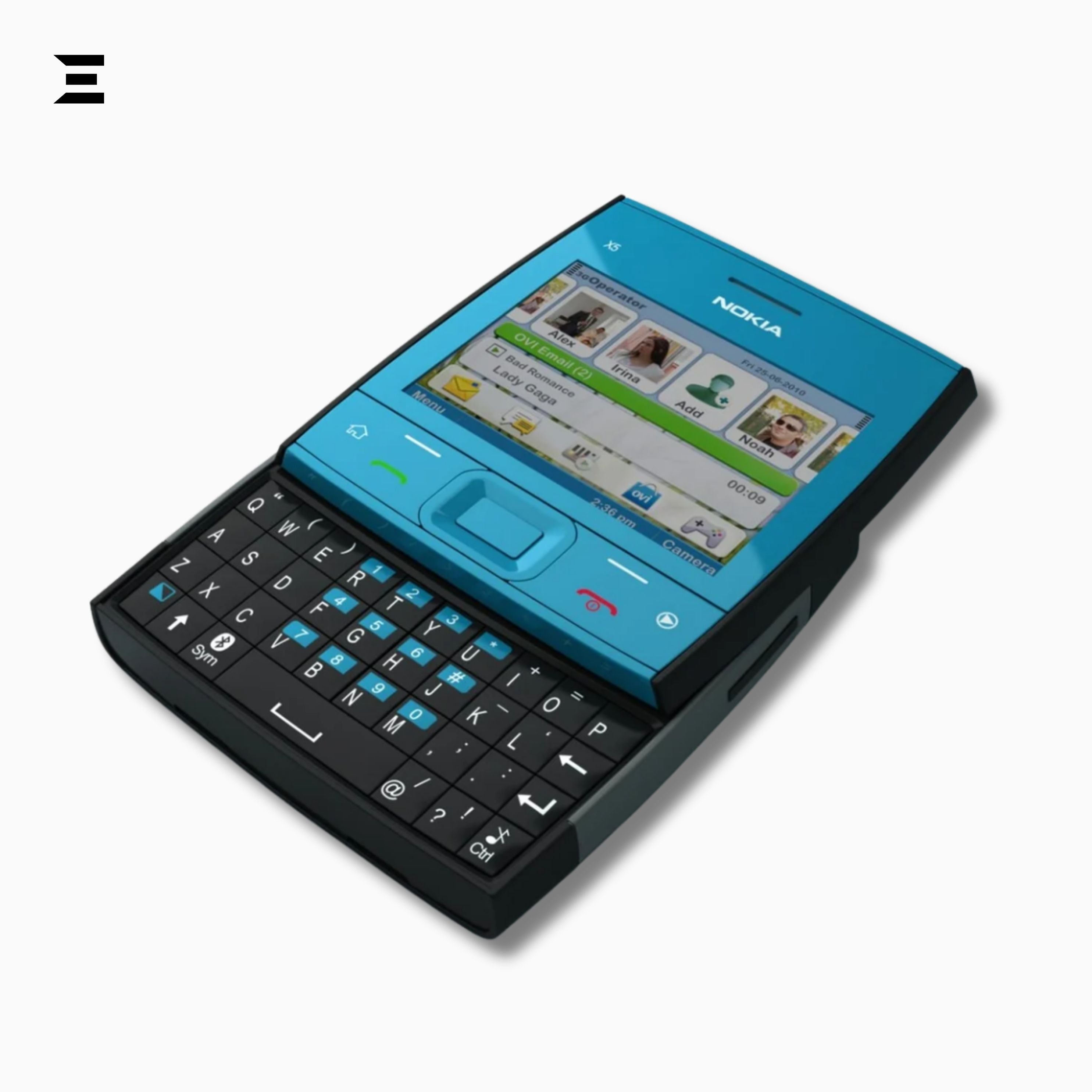 Nokia X5-01 Azure Blue (Brand New – Complete Box) | Original Rare Nokia QWERTY Slider Phone | Collector's Edition