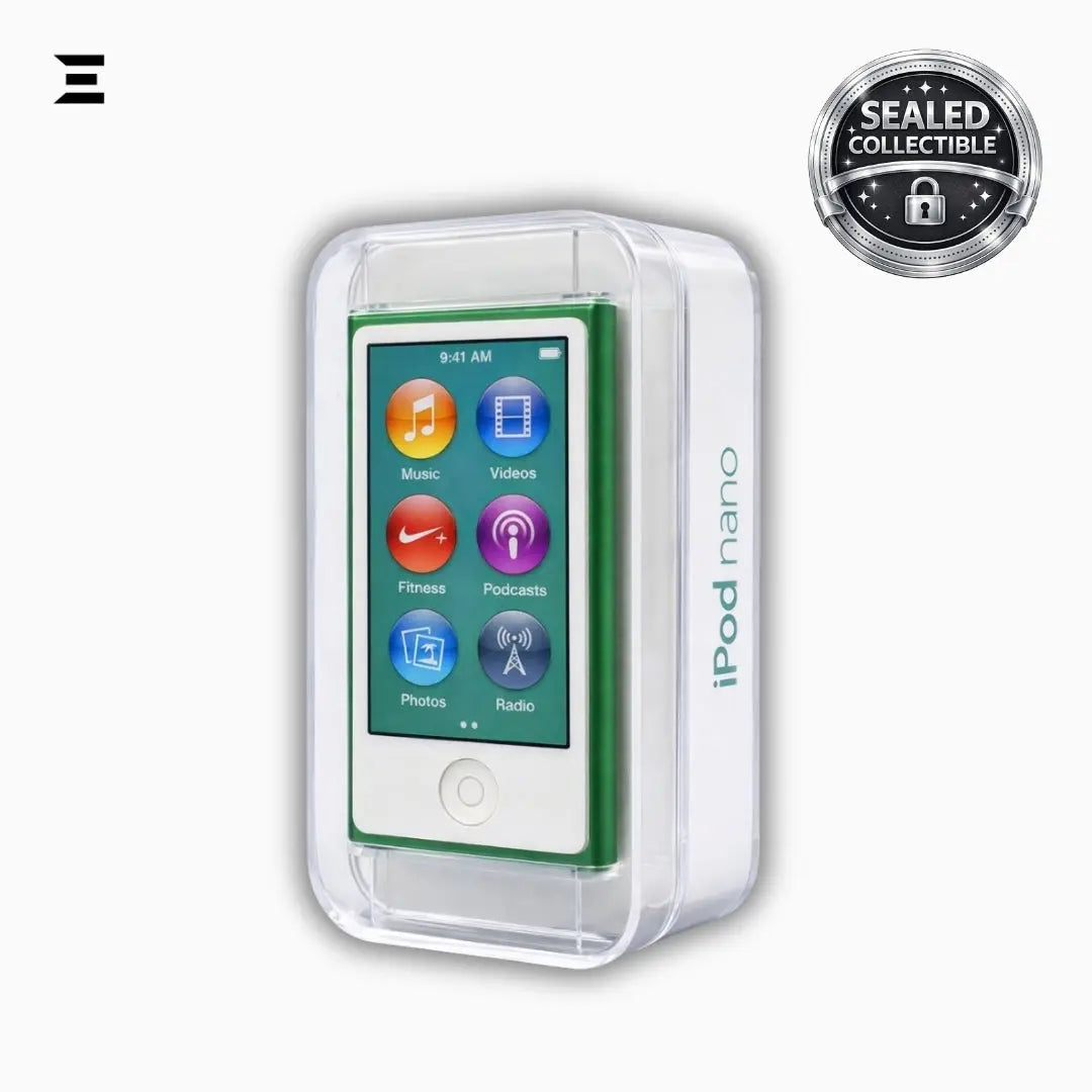 Apple iPod Nano (Brand New Sealed) – Retro Classic Music Player Collectible - Green IBRELIA