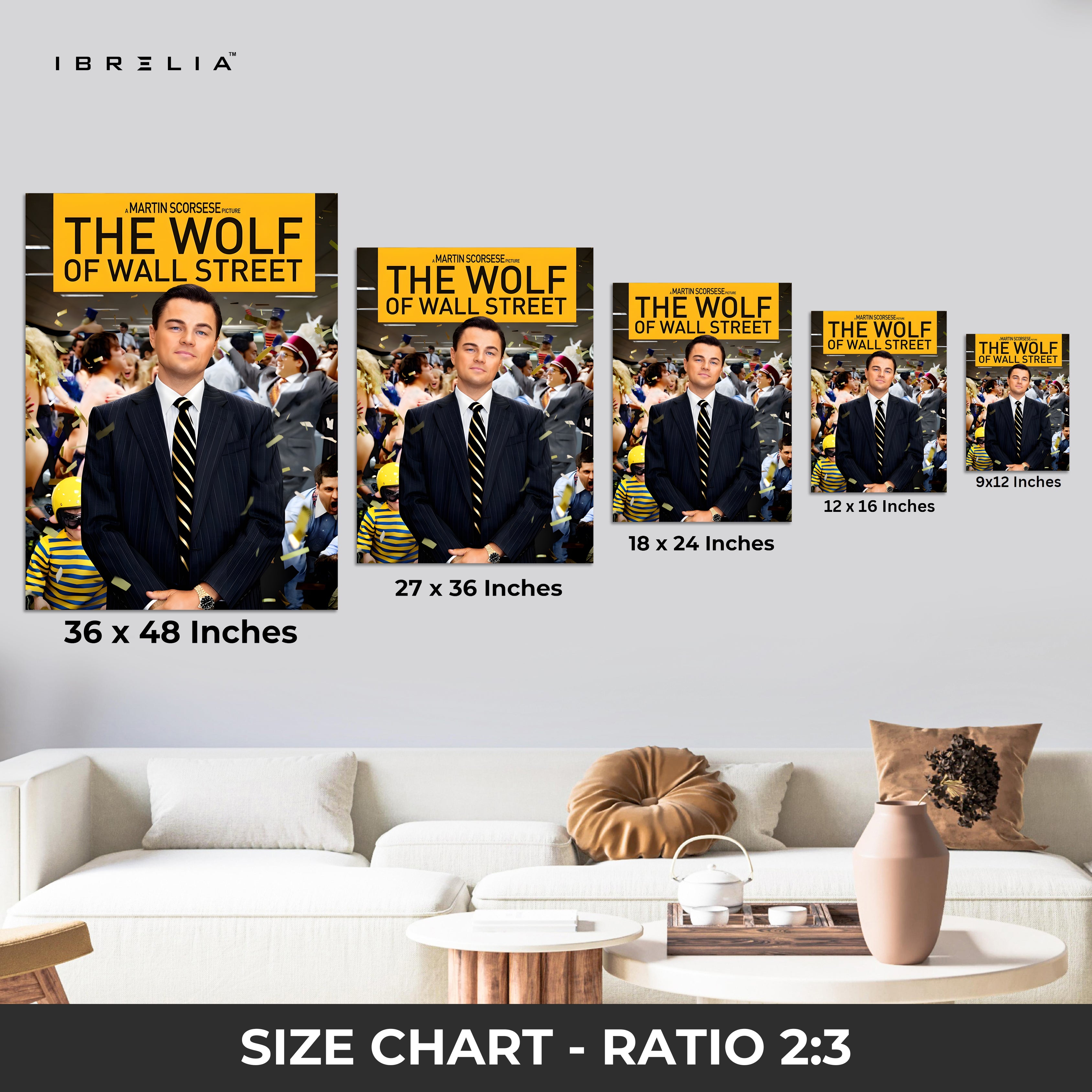 The Wolf of Wall Street Wall Frame | 4K Ultra Wrap Frame Wall Art in Pakistan | IBRELIA™