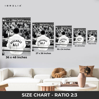 Muhammad Ali The Champion – 4K Ultra Wrap Frame Wall Art in Pakistan | IBRELIA™