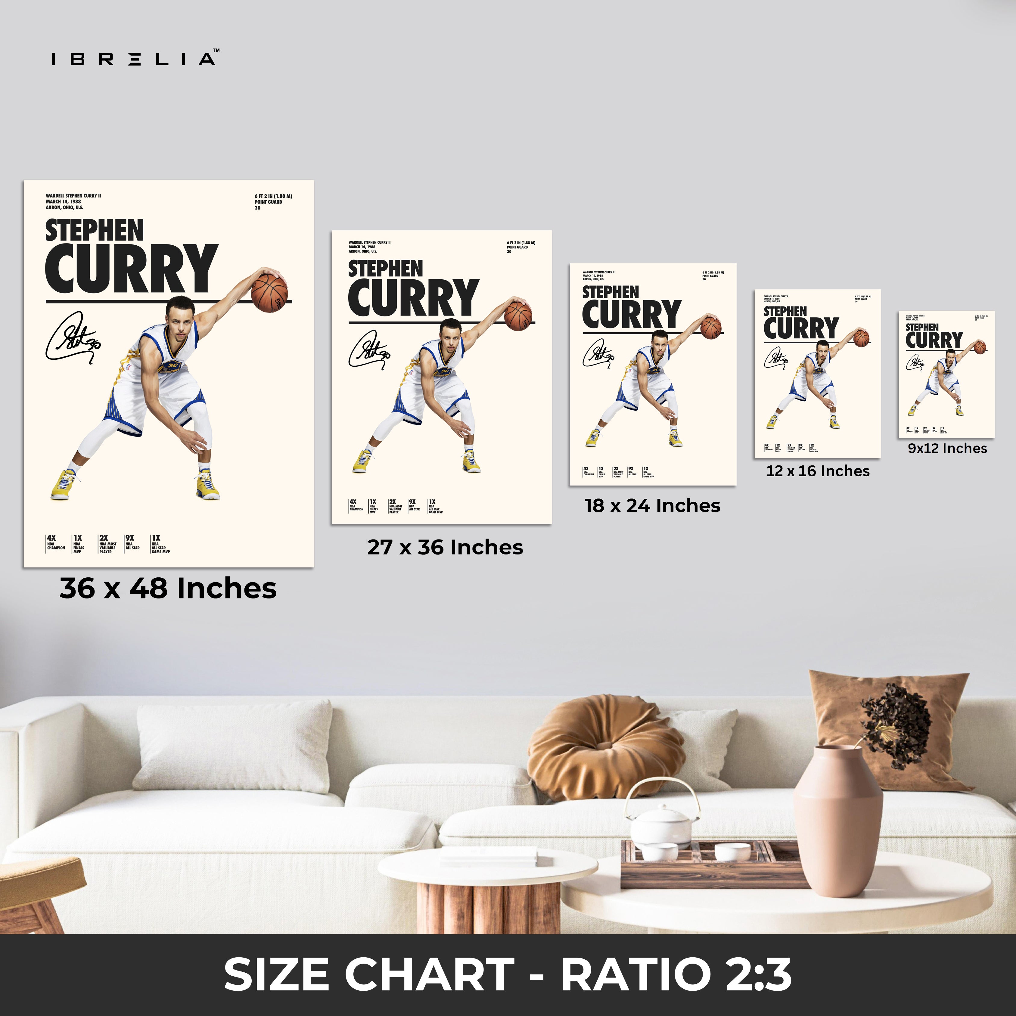 Stephen Curry Dribble Motion – 4K Ultra Wrap Frame Wall Art in Pakistan | IBRELIA™
