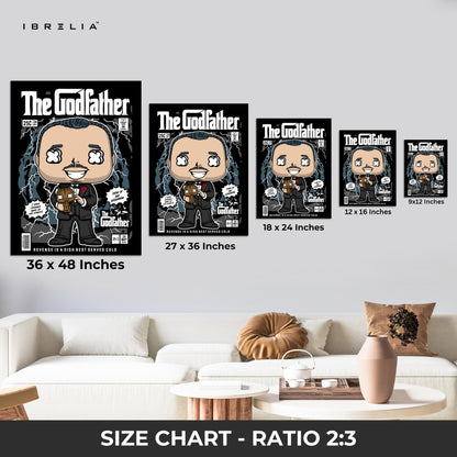 The Godfather “Comic Pop Edition” 4K Wall Art in Pakistan | IBRELIA™
