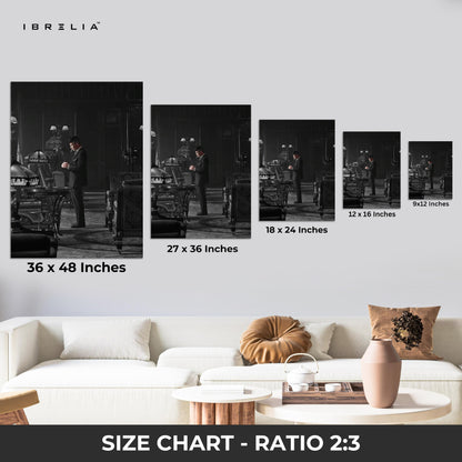 Thomas Shelby Peaky Blinders 4K Ultra Wrap Frame Wall Art in Pakistan | IBRELIA™