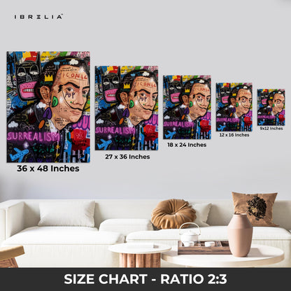 Salvador Surrealism Pop Art – 4K Ultra Wrap Frame Wall Art in Pakistan | IBRELIA™