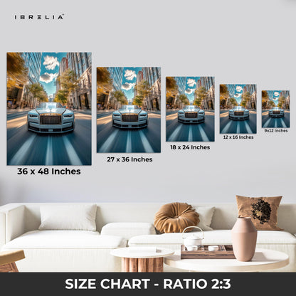 Rolls Royce Speed Motion – 4K Ultra Wrap Frame Wall Art in Pakistan | IBRELIA™