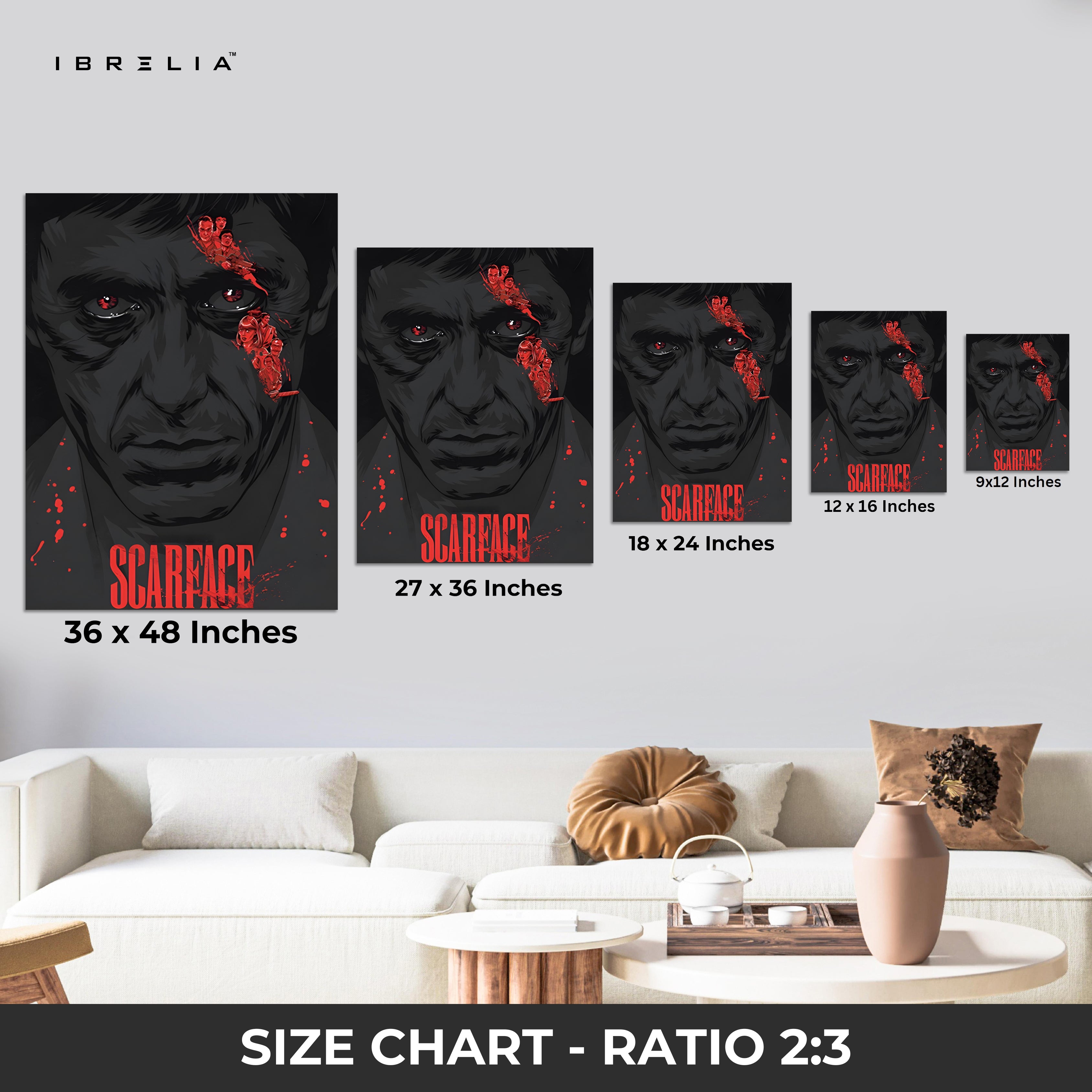 Scarface Wall Art – The Iconic Tony Montana Edition | IBRELIA™
