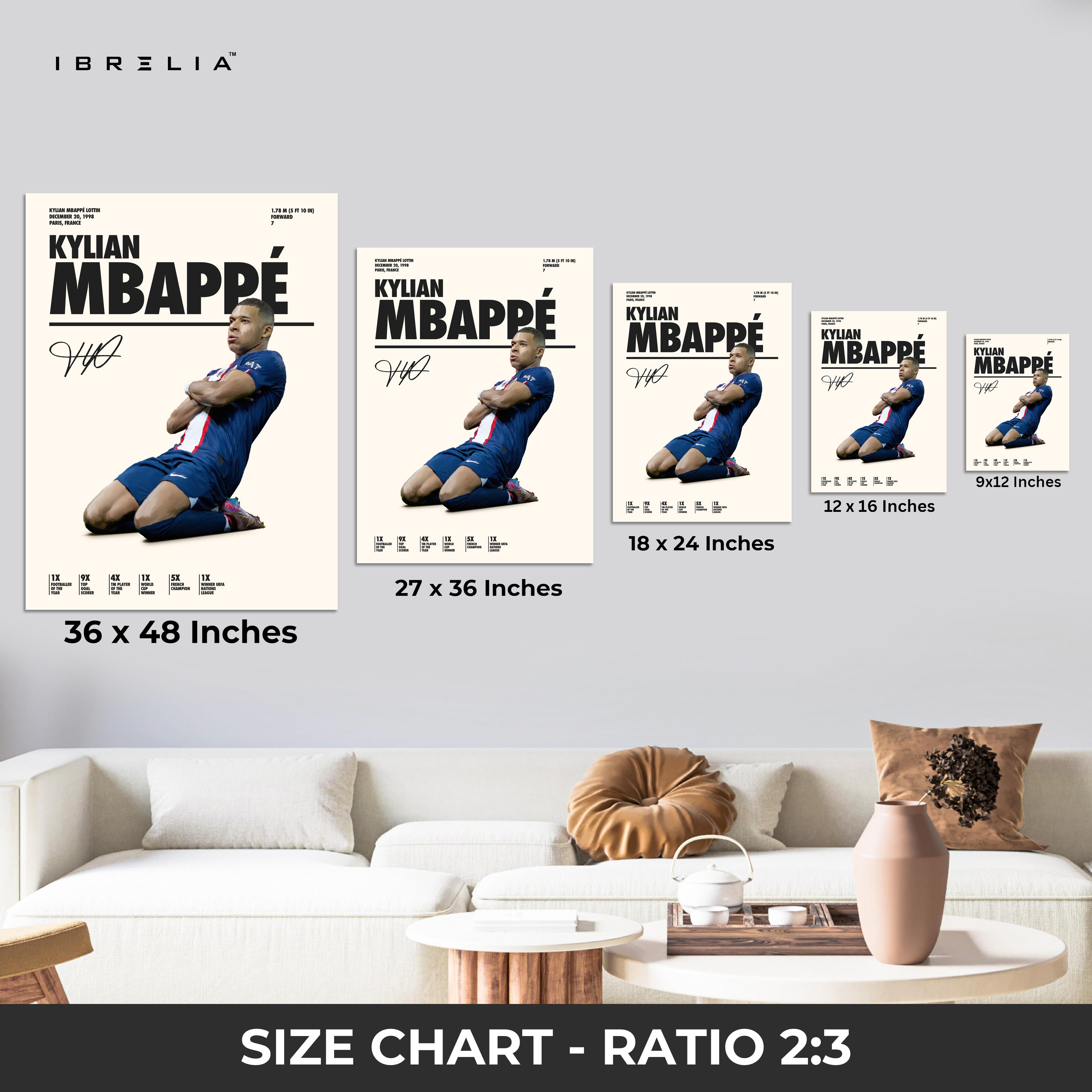 Kylian Mbappé France Celebration – 4K Ultra Wrap Frame Wall Art in Pakistan | IBRELIA™