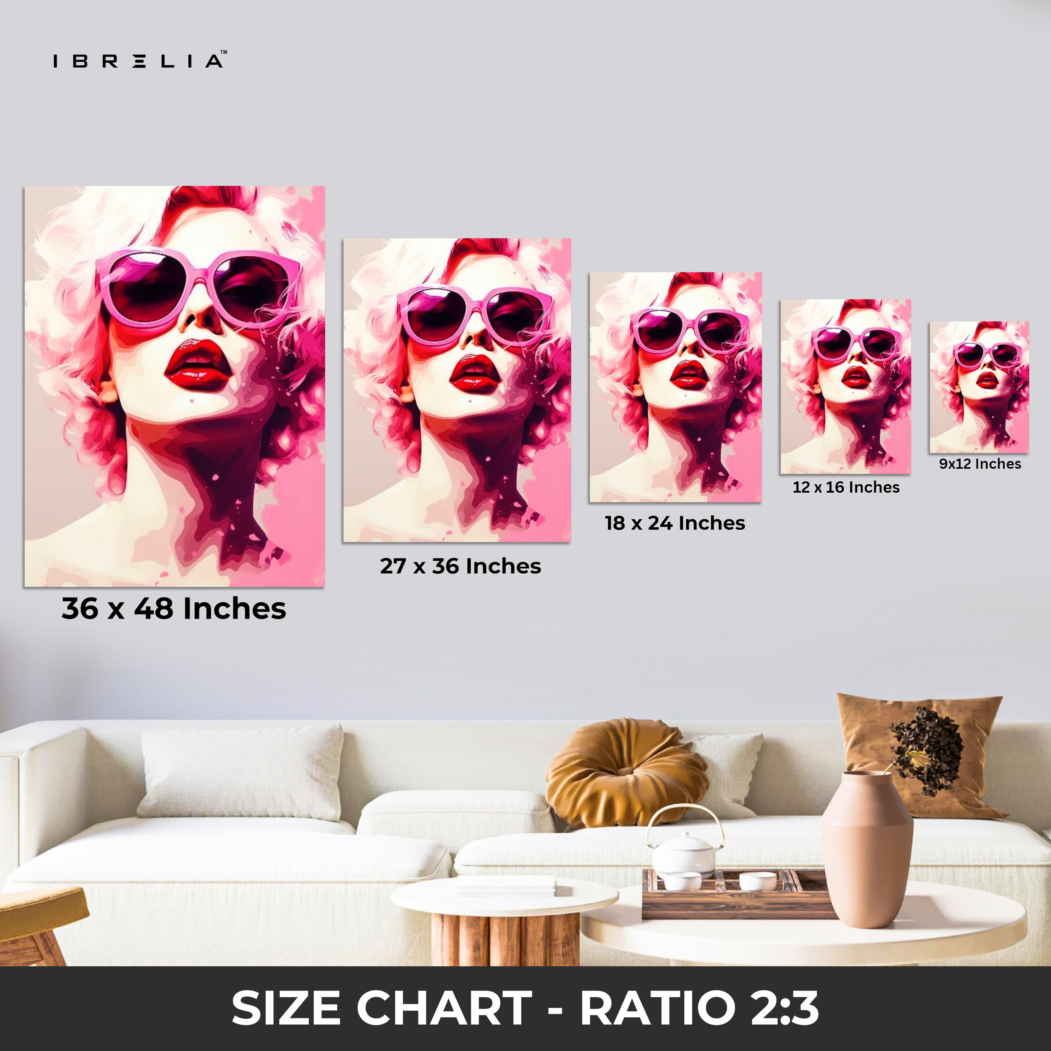 Pink Diva Wall Frame | 4K Ultra Wrap Frame Wall Art in Pakistan | IBRELIA™