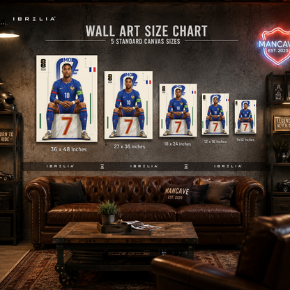 Michael Olise FIFA World Cup 2026 Wall Art – France Football Star | IBRELIA™