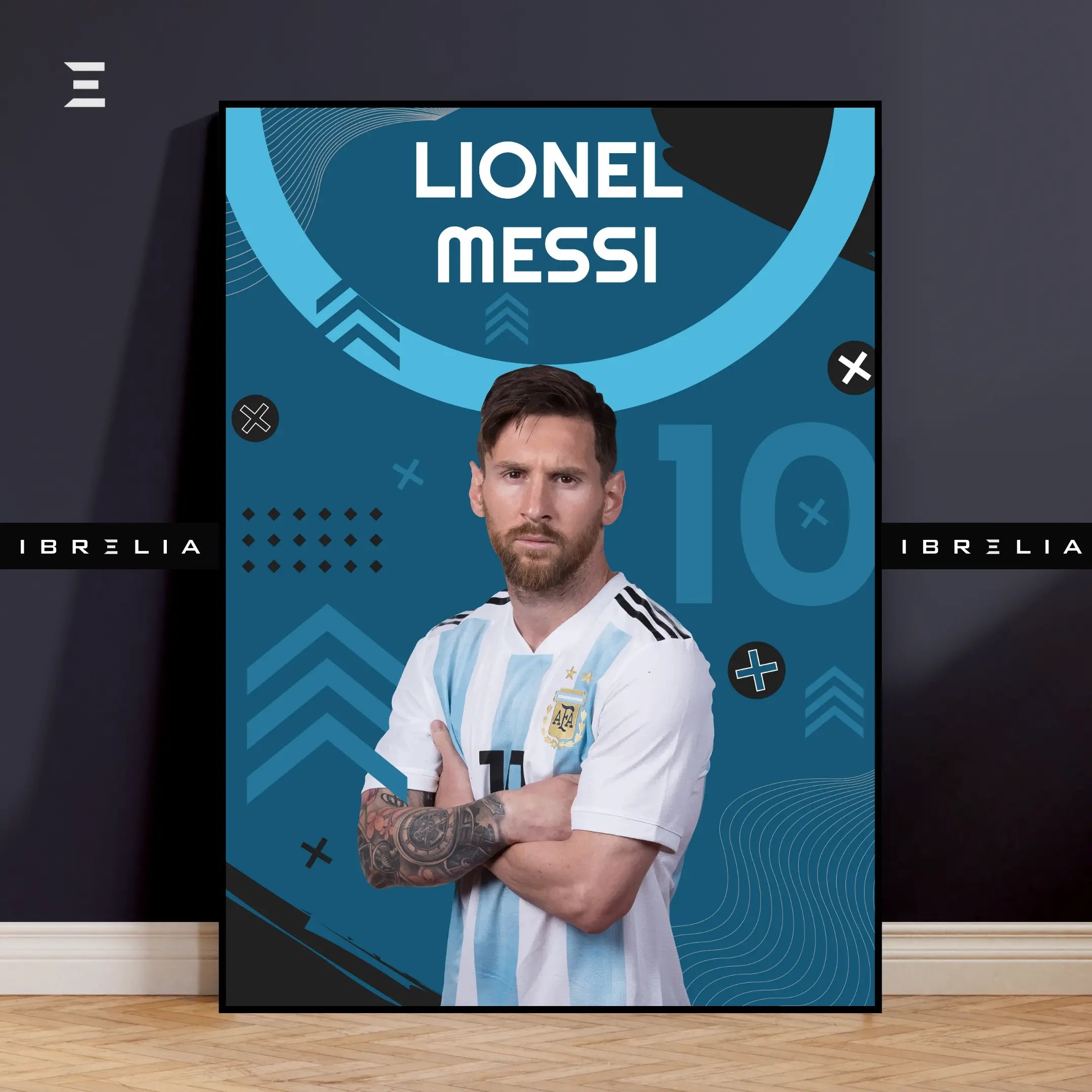 Lionel Messi Resin Wall Art – “Argentina Icon” Edition | IBRELIA IBRELIA