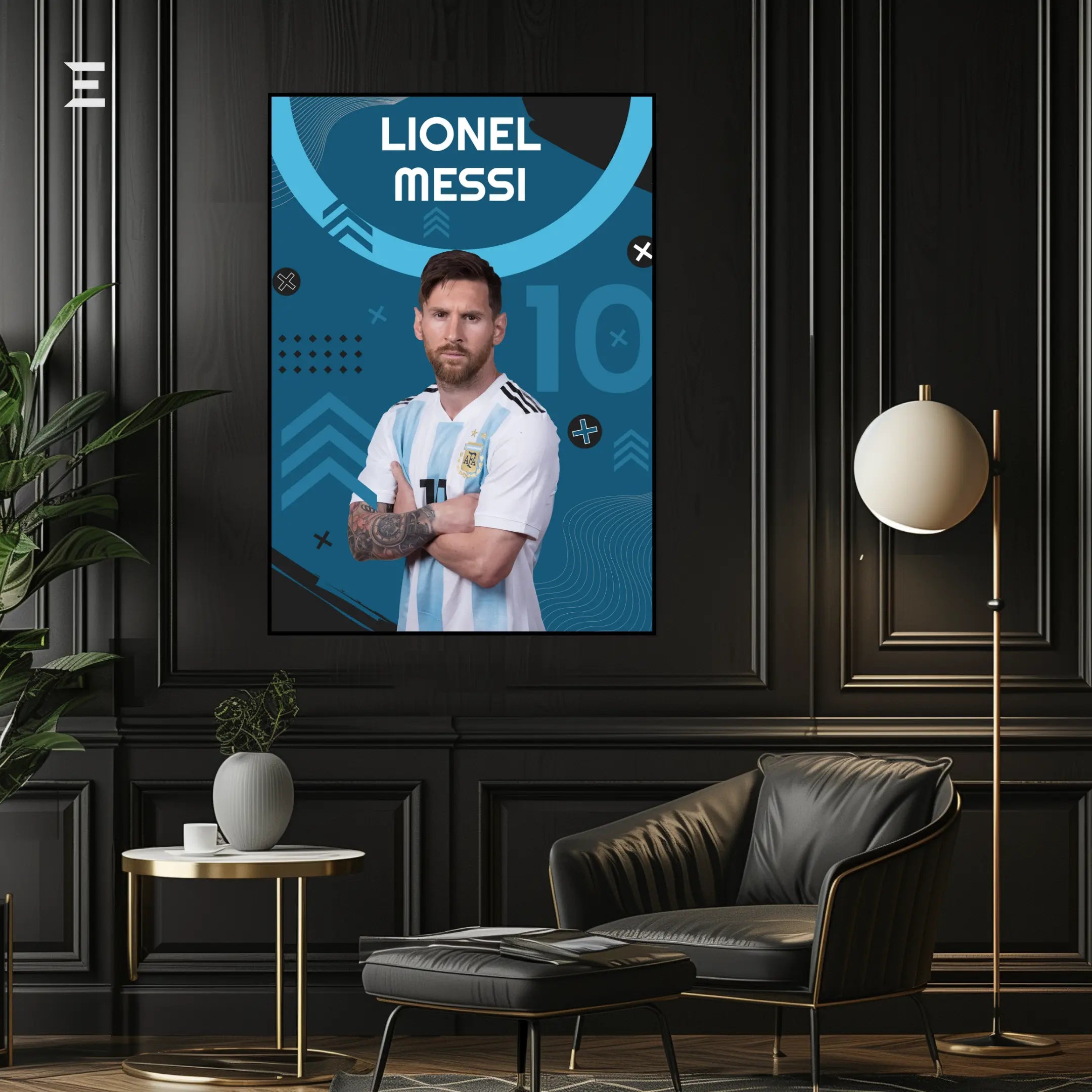 Lionel Messi Resin Wall Art – “Argentina Icon” Edition | IBRELIA IBRELIA