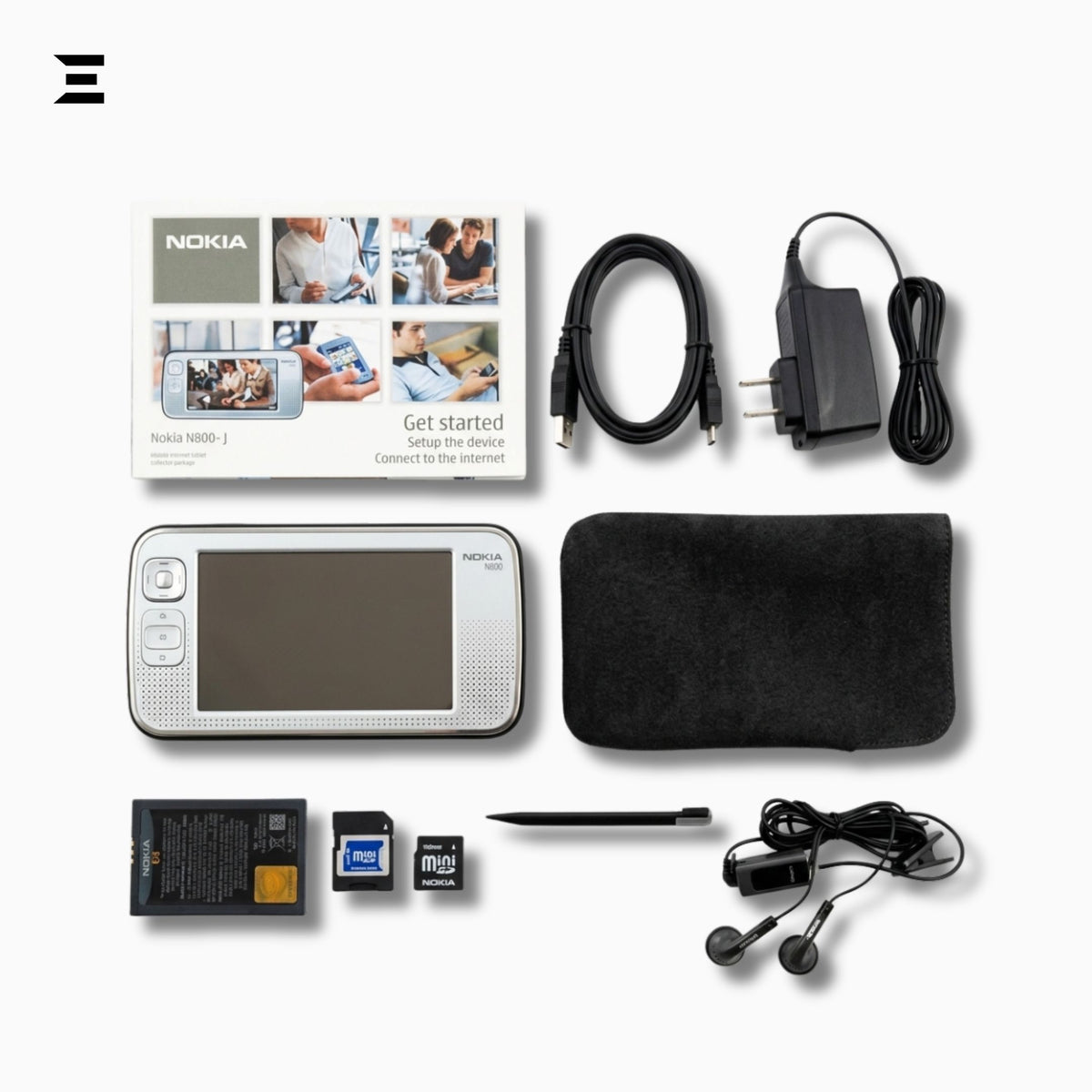 Nokia N800 Internet Tablet | Complete Box & Accessories | Wi-Fi Touchscreen | Maemo Linux | Rare Nokia Nseries Collector Device