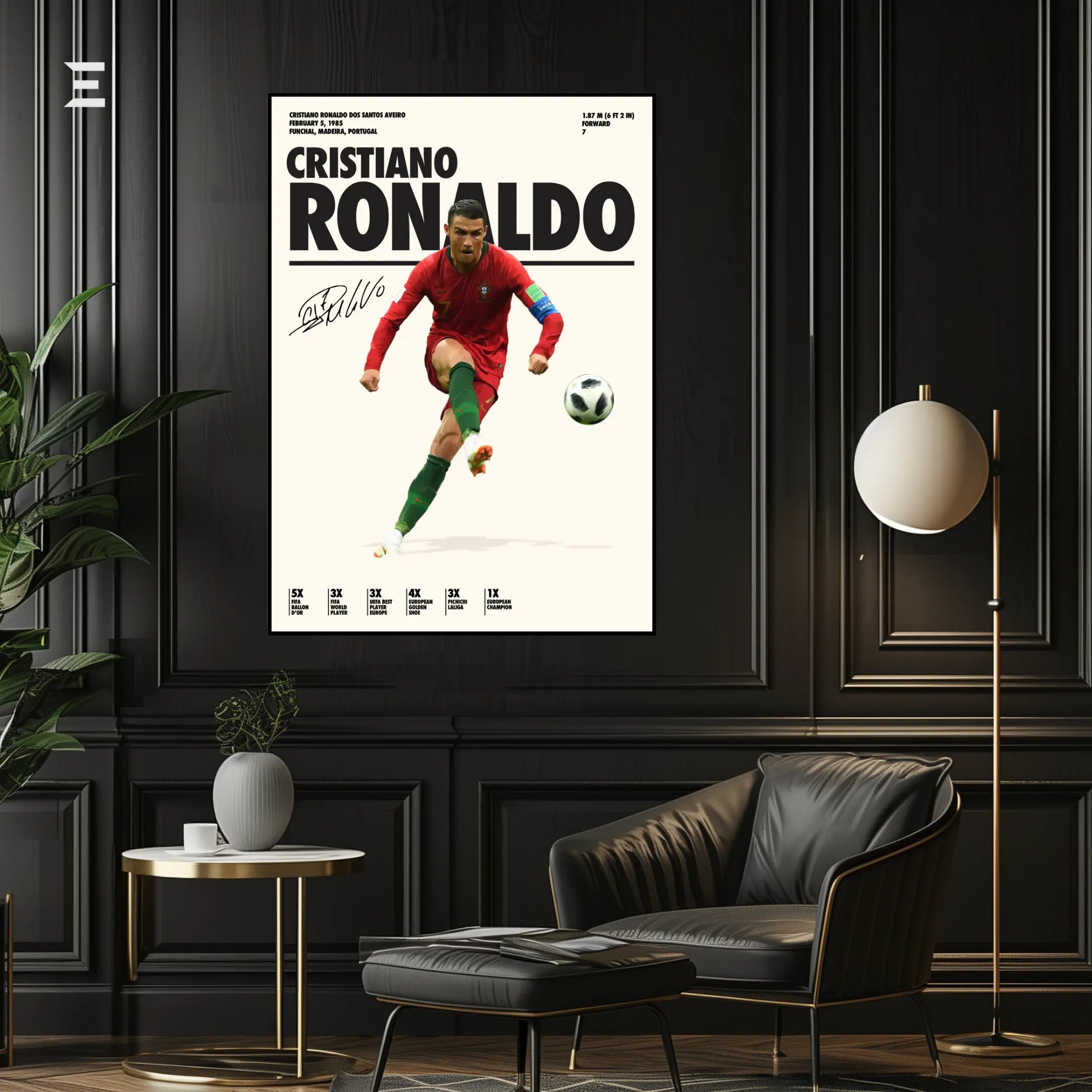 Cristiano Ronaldo Resin Wall Art – “Portugal Legend” Edition | IBRELIA IBRELIA