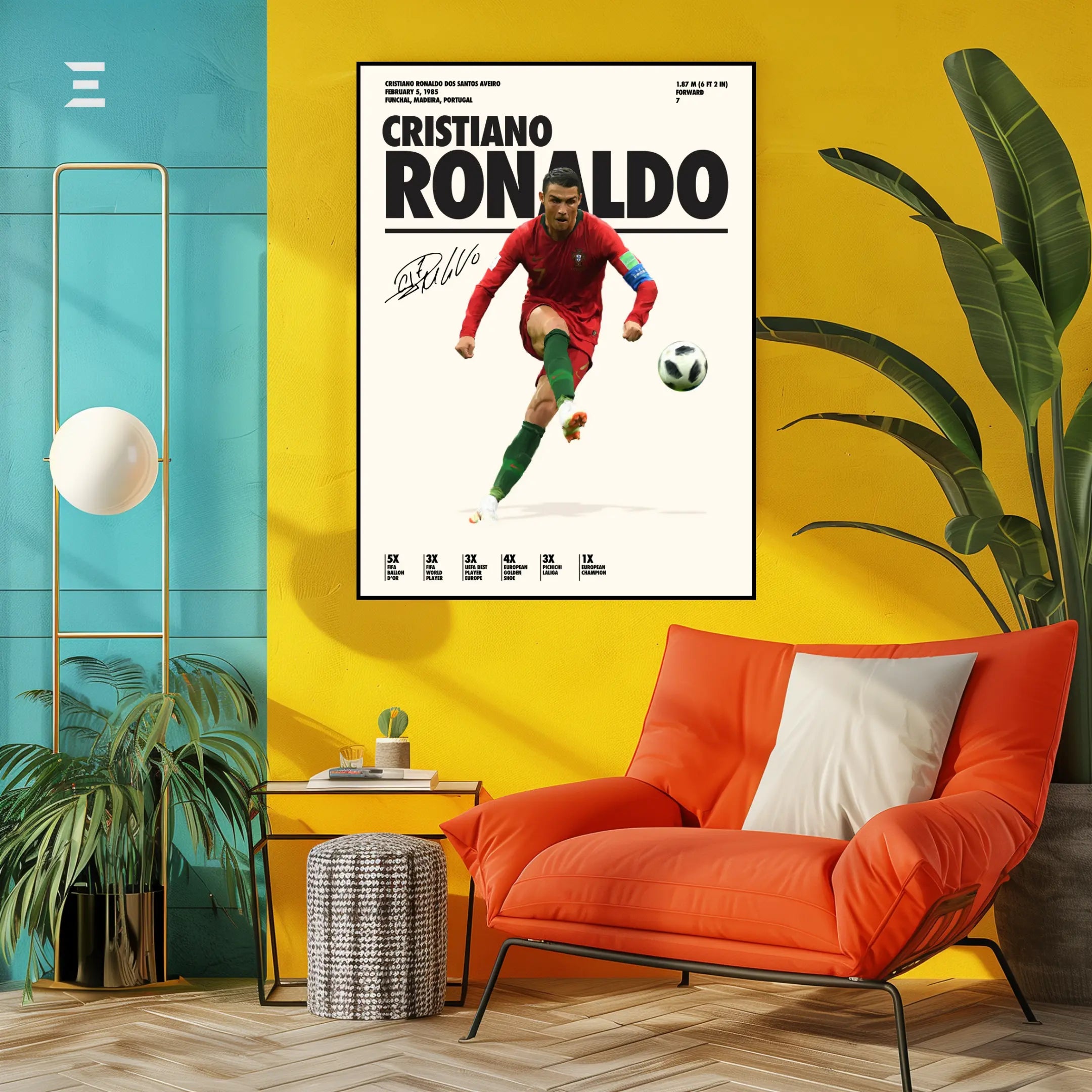 Cristiano Ronaldo Resin Wall Art – “Portugal Legend” Edition | IBRELIA IBRELIA