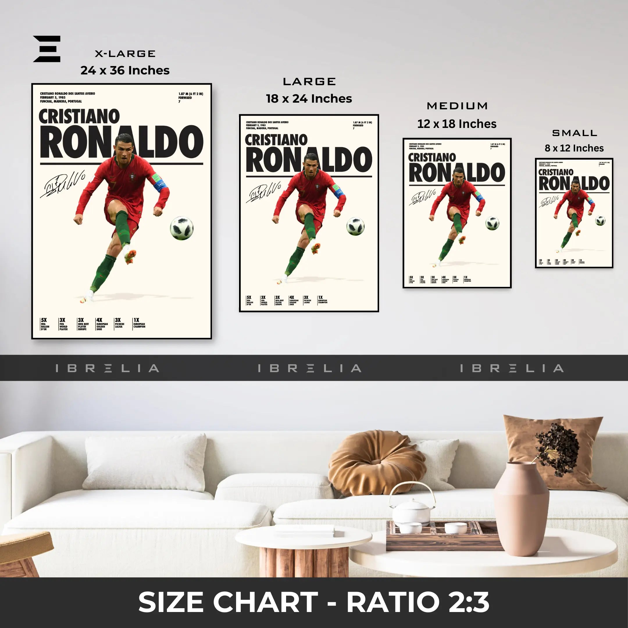 Cristiano Ronaldo Resin Wall Art – “Portugal Legend” Edition | IBRELIA IBRELIA