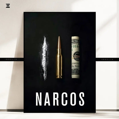 Premium Resin Coated Wall Art – Narcos Inspired Collectible Frame | IBRELIA Pakistan IBRELIA