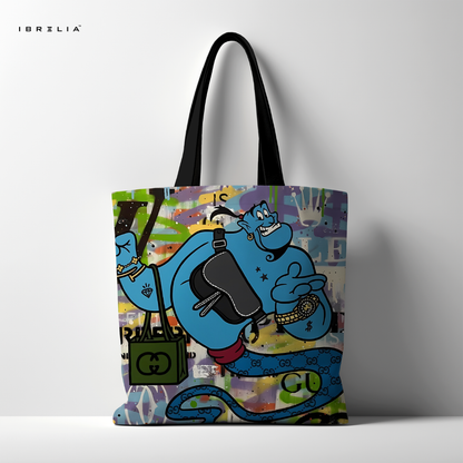 IBRELIA™ Urban Genie Tote Bag – Premium Street Art Graphic Tote IBRELIA