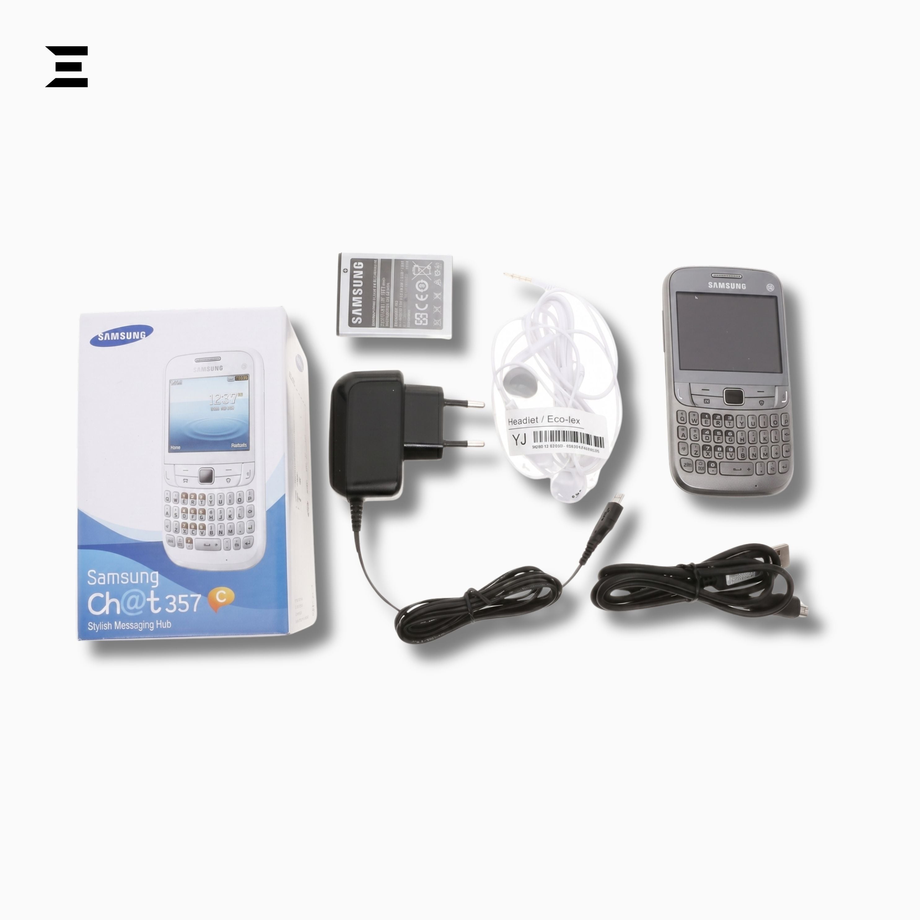 Samsung Ch@t 357 (Brand New – Complete Box) | Original Samsung QWERTY Mobile Phone | Rare Classic Collector's Edition