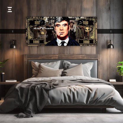 Ultra Wide Wall Art – Peaky Blinders Thomas Shelby Dollar Edition | IBRELIA™