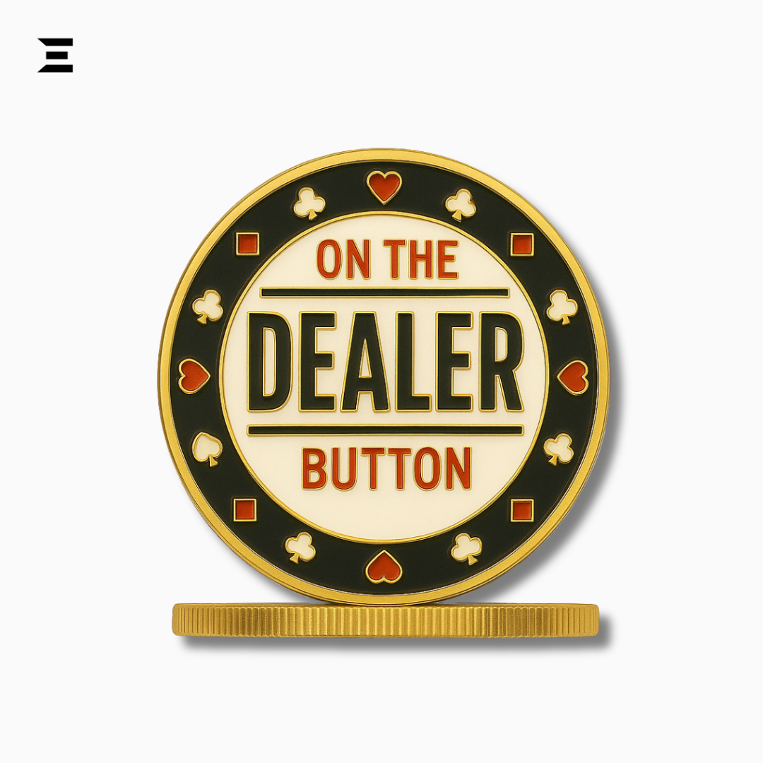 Poker Card Guard – On The Dealer Button | Casino Poker Protector IBRELIA