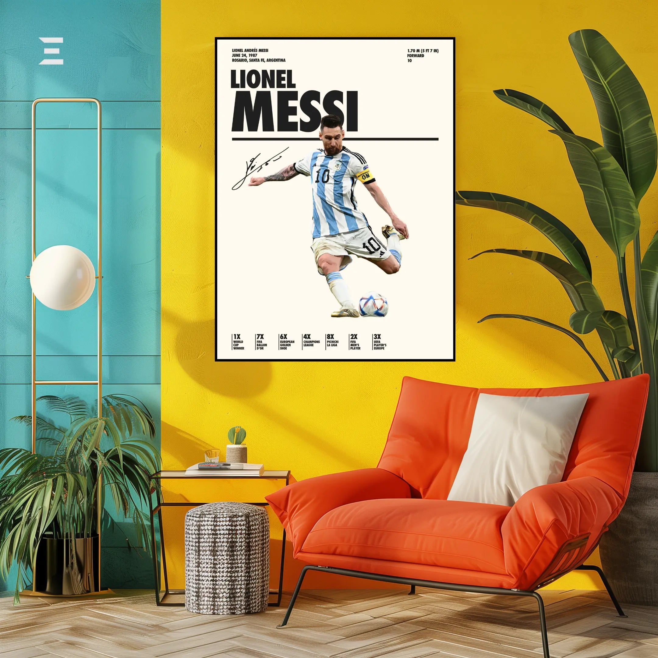 Lionel Messi Resin Wall Art – “Argentina Legend” Edition | IBRELIA IBRELIA