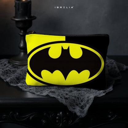 Dark Knight Hero Makeup & Pencil Pouch – Double-Sided Print – IBRELIA™ IBRELIA