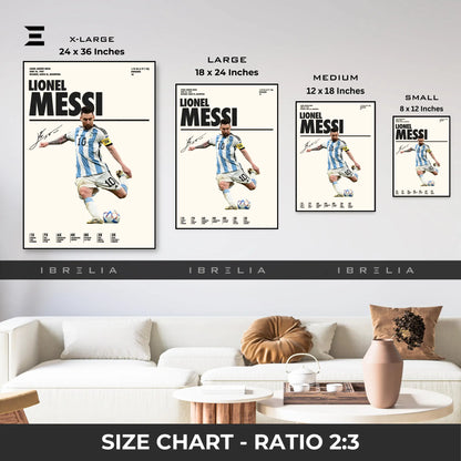 Lionel Messi Resin Wall Art – “Argentina Legend” Edition | IBRELIA IBRELIA