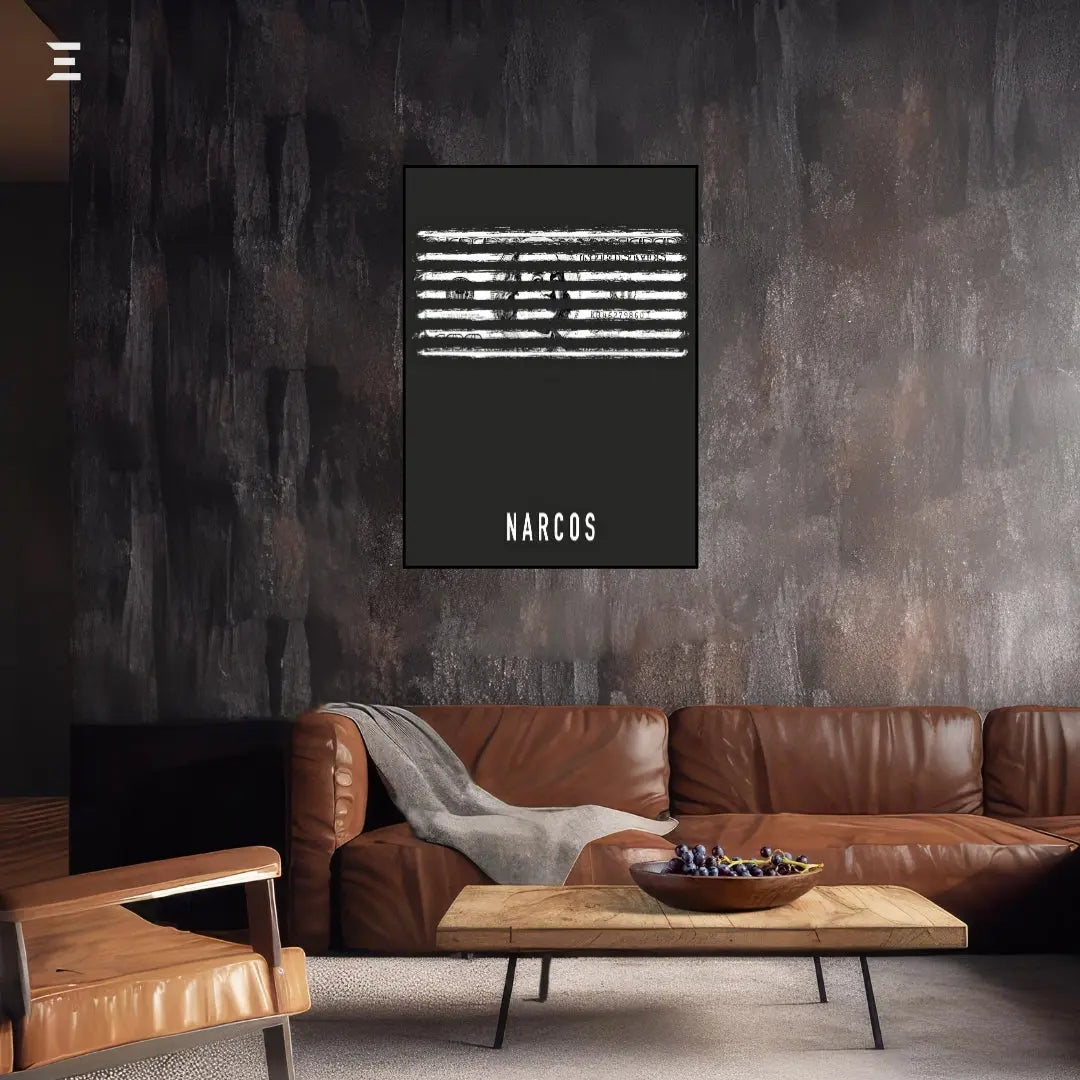 Premium Resin Coated Wall Art – Narcos Dollar Lines Inspired Collectible | IBRELIA Pakistan IBRELIA