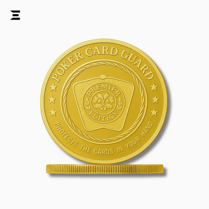 Poker Card Guard – Pot Committed | Gold Plated Souvenir Coin IBRELIA