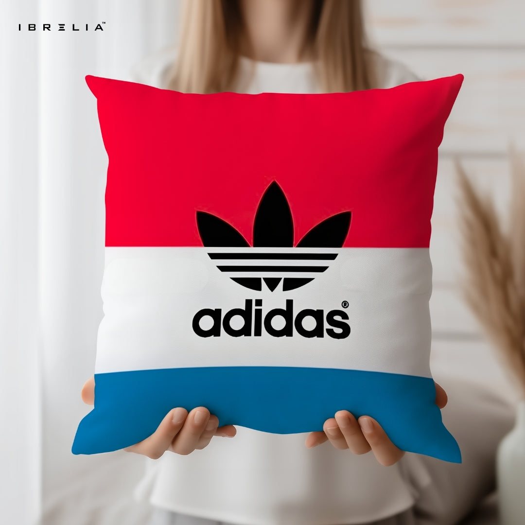 Sporty Color Block Cushion | Premium Jute Fabric | Double-Sided Print | IBRELIA™ IBRELIA