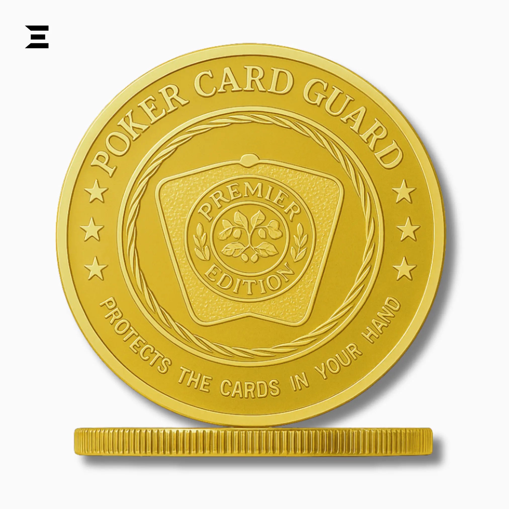 Poker Card Guard – Poker Stars Logo | Gold Plated Collectible Coin - IBRELIA
