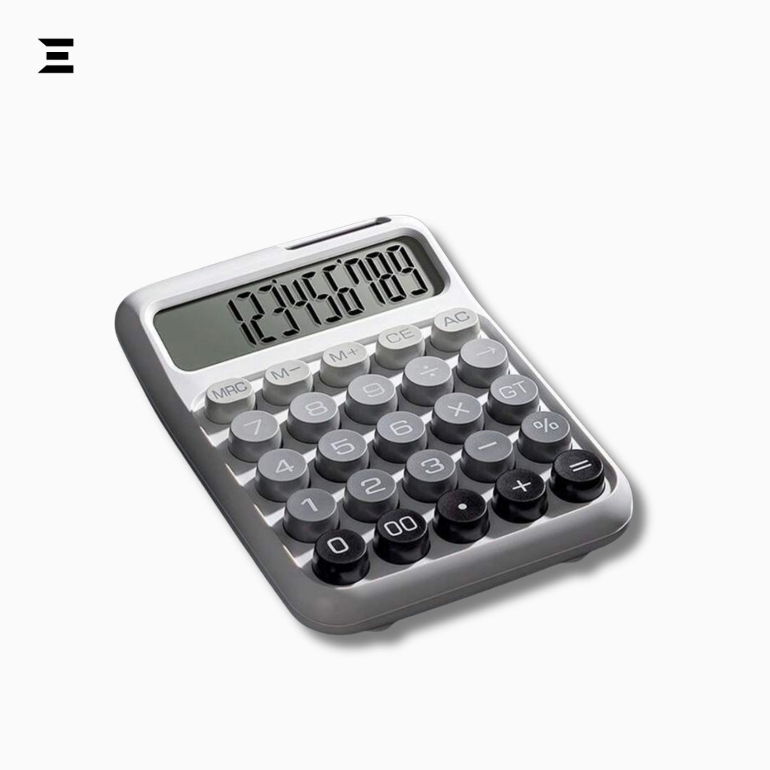 Solar Powered Desktop Calculator – 12 Digit Large Display IBRELIA