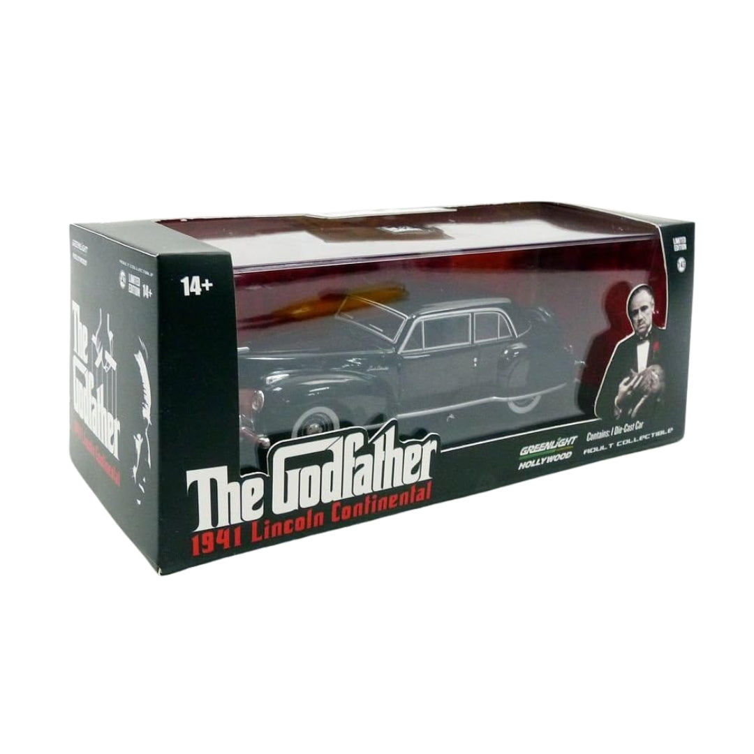 The Godfather 1941 Lincoln Continental 1:43 Scale Die-Cast Car by Greenlight Collectibles IBRELIA