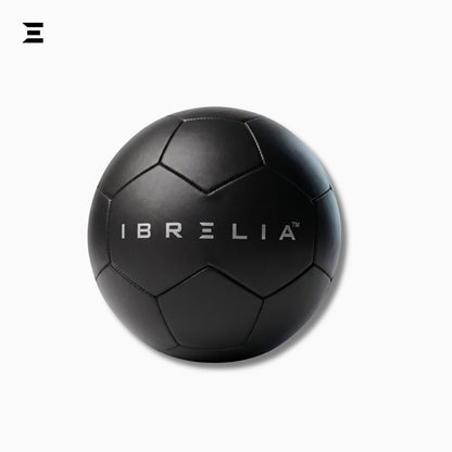 IBRELIA™ Premium Black Football – PU Leather Training & Match Ball IBRELIA